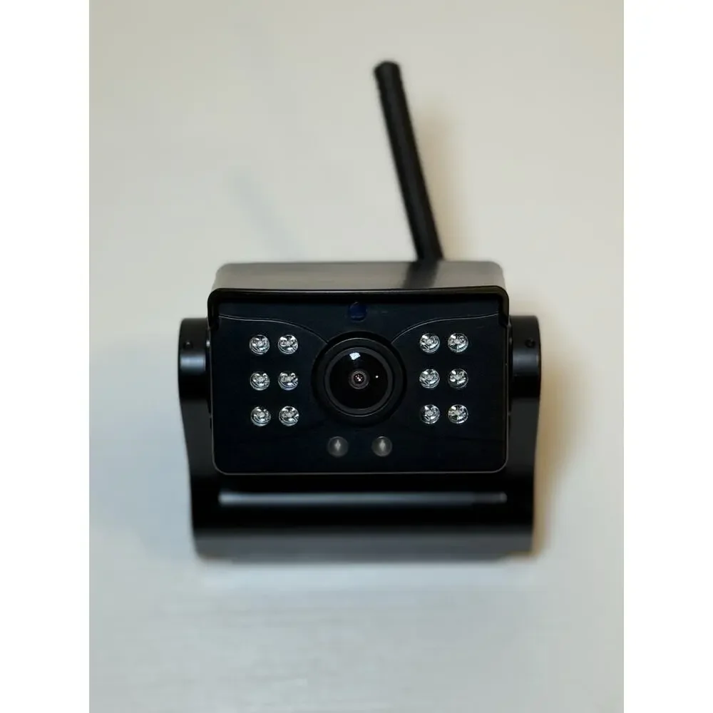 Wireless Wi-Fi IP Indoor Surveillance Camera w/ Antenna Night Vision, Black